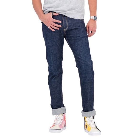 Everlane Other - Everlane Uniform Jeans Mens Size 38 Dark Blue Denim Athletic Slim Straight